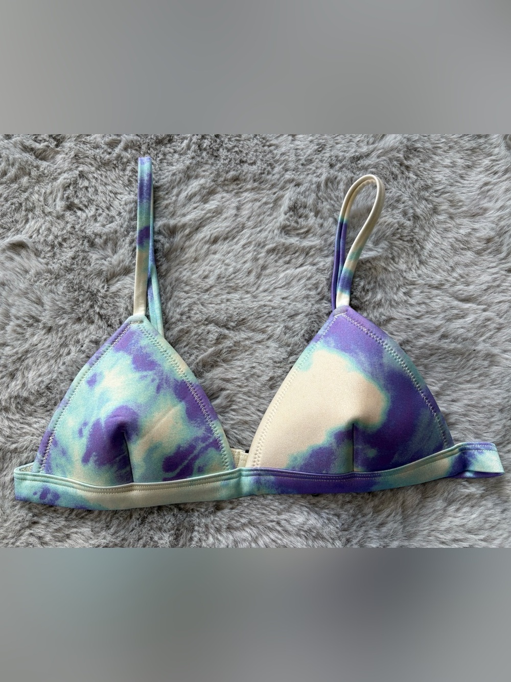 triangl swimwear neoprene top Tie-Dye